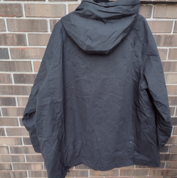 Barbour Beadnell Coat Waterproof Hooded Tartan Lined Black Jacket NWOT - Picture 7 of 11